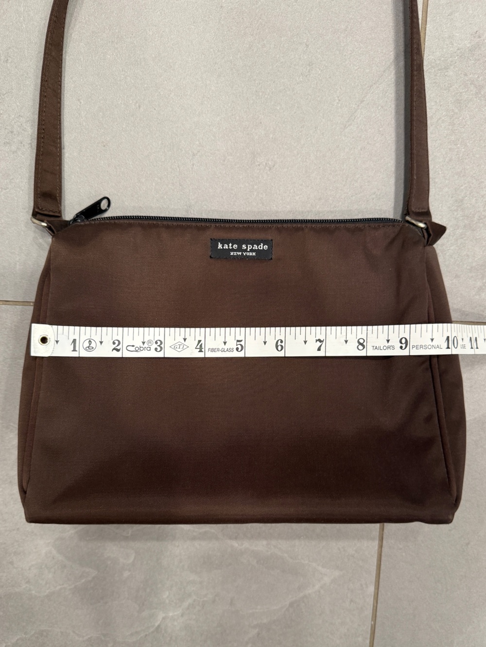 kate spade Brown Nylon Shoulder mini shoulder Bag - Picture 6 of 8
